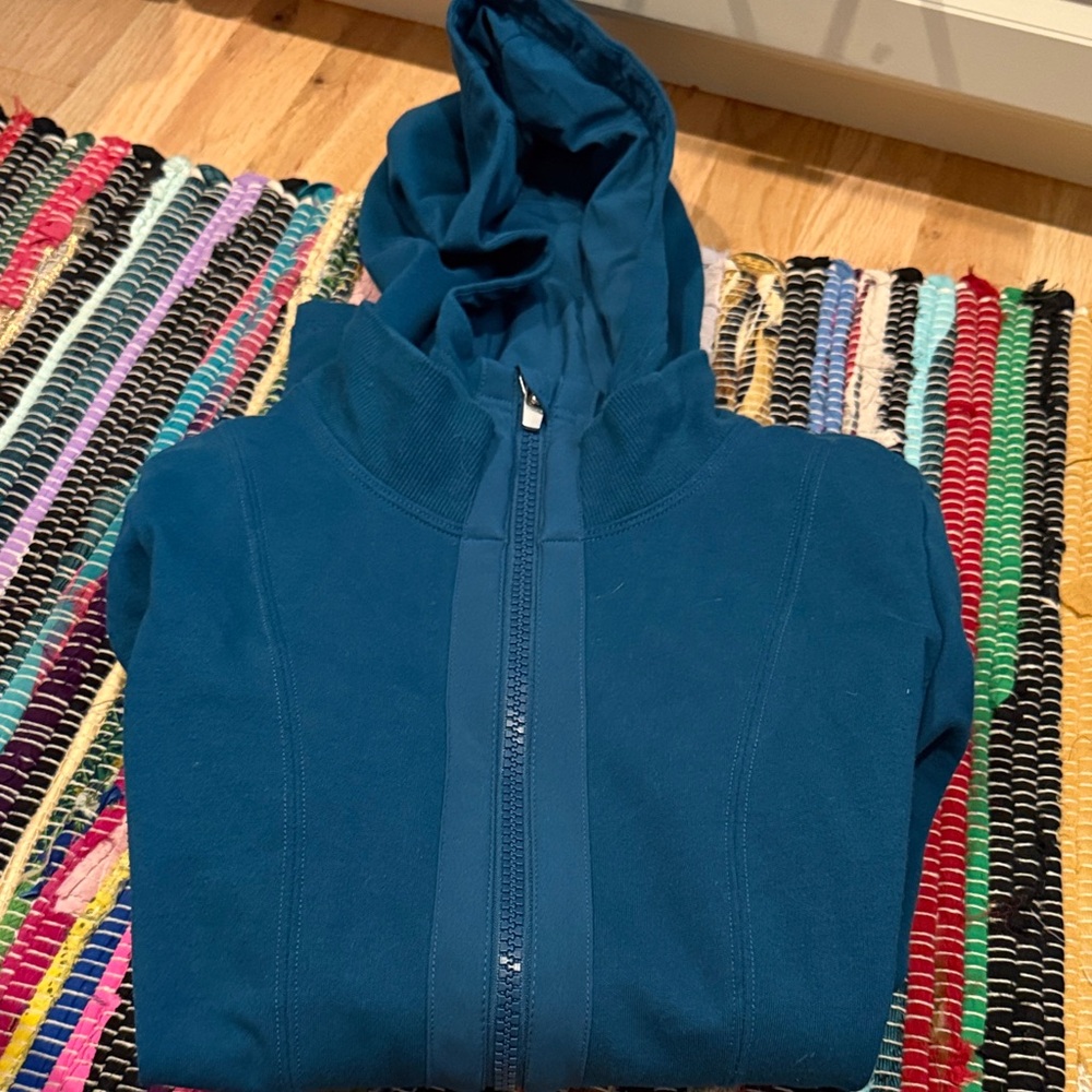 Athleta Blue Hoodie Sweatshirt